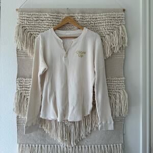 MOTHER Close Up Thermal Henley